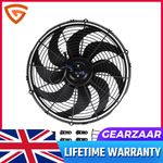 Universal Slimline Electric Cooling Radiator Fan Pull 12V UK 16inch 160W 16"