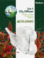 Colombo CO2 3 in 1 Bubble Counter Diffuser with Check Valve and Suckers