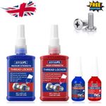 50 ML 243 Thread Lock Bolt Lock Tight Medium Strength Fast Fix Screw Glue ✅ UK*