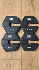 Micro Rubber Add-On Plates - 2x0.5kg & 2x1kg