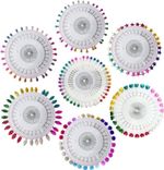 Pearl Hijab Scarf Pins Safety Pin Wheel Craft Tailor Sewing Hat