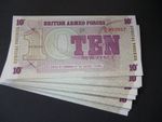BRITISH ARMED FORCES 10P BANKNOTES/VOUCHER UNCIRCULATED MINT CONDITION BANKNOTE