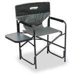 Quest Elite Deluxe Autograph Surrey Chair With Side Table Black/Grey F3027-BL