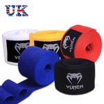 Cotton Boxing Wraps 1.5m/3m/5m Wrap Support Sports Safety Wrist Strap Boxing UK