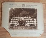 Mounted Photograph 5th Reserve Battalion Highland Light Infantry 1918 PT Display