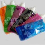5X Flexible Collapsible Foldable Reusable Water Bottles Ice Bag Outdoor Sport