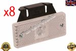 8pcs Side Marker Indicator Light/Lamp for Trailers/Trucks/Lorries (24V Led)