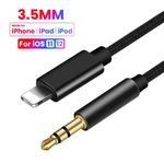 For iPhone to 3.5 mm Jack Car Audio Aux Cable For iPhone 7 8 X 11 12 13 14
