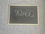 90x60 chalkboard slightly used great condition
