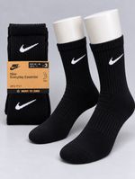 Nike Everyday Dri-FIT Cushioned Crew Socks Black 3 Pack Men's Size 8-11