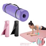Yoga Mat 20mm Extra Thick Exercise Mat Gym Workout Fitness Pilates Non Slip NBR