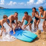 33" Splash Bodyboard Surf Summer Beach Float Adults,Kids Leash Plug - Ride Wave