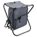 Rucksack Cooler Stool 20 Litres Max Load 110Kg Grey