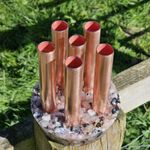 XL Rose Quartz 6 Pipe Orgonite Cloudbuster Chembuster EMF 5g Blocker Selenite 