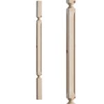 Stair Spindle Regency Square Rebated Spindle 41mm Oak Pine