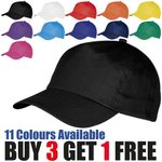 Baseball Cap Mens Womens Adjustable Plain Adults Summer Classic Sports Sun Hat