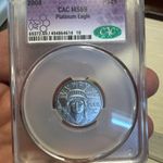 2008 Platinum Eagle $25 CAC MS69