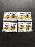 Postage Stamp Set MNH Girl Guides Turks And Caicos