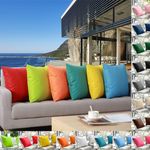16" 18" 20" 22" 24" WATERPROOF Outdoor Cushion Cover Garden Furniture Cushion 