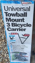 Universal Towball Mount 3 Bicycle Carrier. Unused.