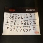 Stranger Things Alphabet Lights Window Clings New Sealed Netflix #Christmas