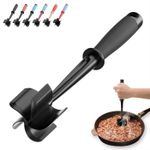 1x Non Stick Mince Meat Masher Beef Ground Chopper Resistant Heat Potato Masher