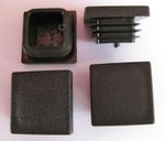 8X Square Plastic Feet tube inserts 30x30mm 2.5-4.5mm Tube Wall Thickness chair 