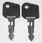 2x IGNITION KEY 503 FORKLIFT - JUNGHEINRICH - FORKLIFT ANT - HIGH LIFT TRUCK