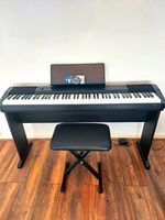 Casio CDP-120 88-Key Digital Home Piano Black w/ Stand Pedal Rest Bench