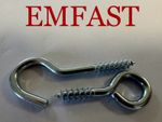 8g 10g 12g 4.2mm 4.8mm 5.5mm M Hooks Screw Eyes steel zinc Heavy duty Hook