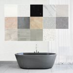 PVC Wall Ceiling Panel 5mm Bathroom Feature Waterproof Zest 2.6m Long (4 Pack)