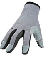 OZERO Safety Work Gloves Grey Size L Durable Garden Touch Screen Grip Unisex New