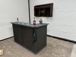 Handmade L-Shaped Wooden Bar – Acoustic Panel Front – Custom Sizes UK