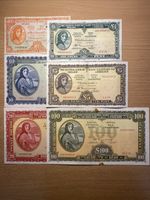 IRELAND LADY LAVERY BANKNOTES X 6  VERY NICE SET
