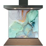 Printed Glass Kitchen Splashback 6mm Toughened Heat Resistant Hob Design No 2046