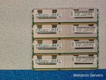 128 GB LOT 4x Samsung 32GB 4Rx4 PC3-14900L ECC DDR3 Server Memory LRDIMM Dell HP