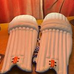 Gray Nicolls Powerbow Youth RH Cricket Batting Pads White