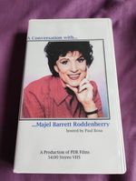Very rare Star Trek  'A Conversation with.. Majel Barret's VHS