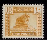 IRAQ GV SG215, 1941 10f yellow-buff, LH MINT. Cat £20.