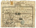 9 SCUDI BOLLATURA MACERATA CEDOLA SACRO MONTE DELLA PIETÀ DI ROMA 15/01/1788 MB