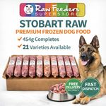 Stobart Raw Dog Food – 60 MIXED Completes x 454g **FREE DELIVERY ** 80/10/10