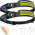 LED Head lamp Head Light Torch Flashlight Work Lights Bar Head Band Lamp COB USB