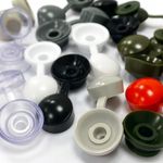 CORRUGATED ROOFING PLASTIC SCREW COVER CAPS - ONDULINE, COROLUX, ARIEL, VISTALUX