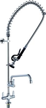 Davlex commercial pre rinse mixer tap trigger jet spray arm with pot washer