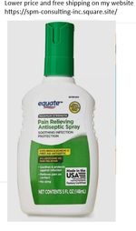 Equate Antiseptic Spray w/ pain Relief - Compare to Bactine Max UK Based seller