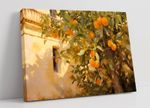 ORANGE TREE IN SUN IMPRESSIONIST STYLE DECOR CANVAS WALL ARTWORK PICTURE PRINT