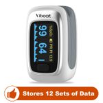 Vibeat PO6C Oximeter Finger Pulse Blood Oxygen SpO2 Monitor with Alarm, UK Stock