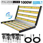 PHLIZON FD9600 1000W Full spectrum LED Commercial Grow Light Dimmable Indoor CO2