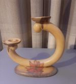 Rare Unique Studio Pottery Ceramic Candle Holder