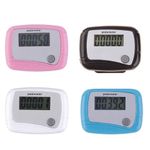 LCD Clip On Pedometer Step Counter Step Tracker for Walking Running